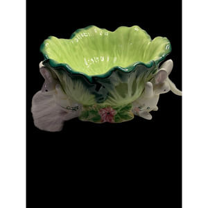 Bunny Bowl, cottage core,Easter or Spring